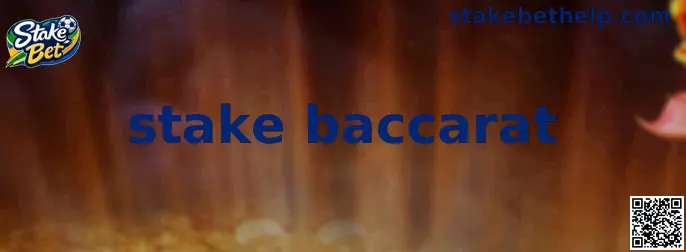 Explicação visual sobre stake baccarat