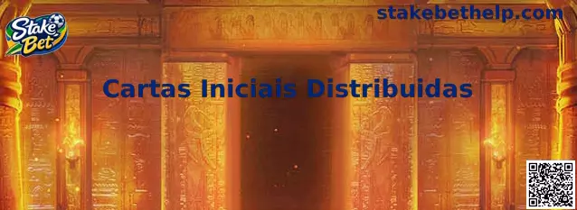 Cartas Iniciais Distribuidas no stake Bet Blackjack