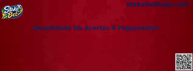 Quantidade De Acertos E Pagamentos no Stake Keno